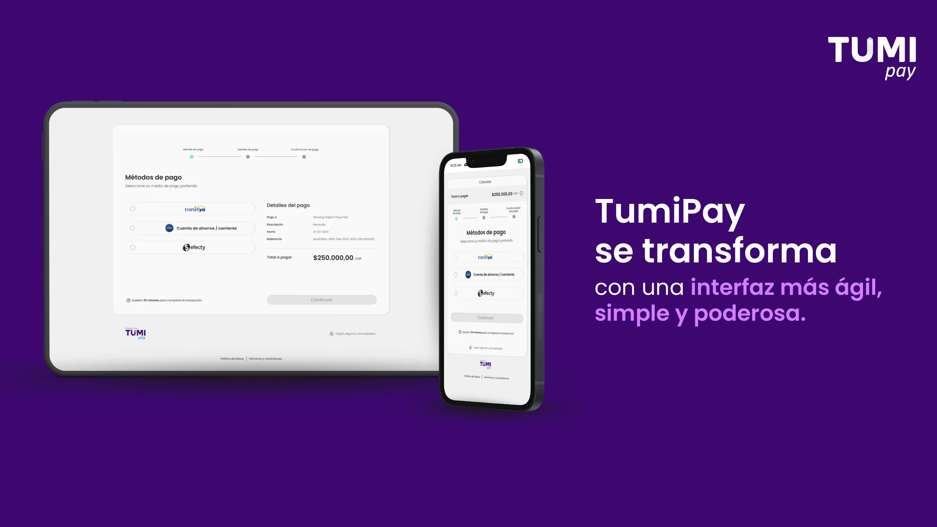 Nueva interfaz TumiPay
